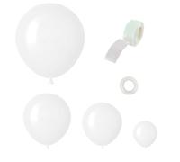Ujjdwiurgh White Balloon Arch Kit White Latex Balloon Balloon Wreath Supplies