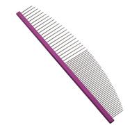 Ujjdwiurgh Wide/Fine Tooth Butter for Dogs& Cats Pet Combs- Crescent Shape Coarse Grooming Tool for Removing Tangles