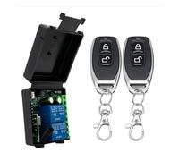 Ujjdwiurgh Wireless 433Mhz Remote Control Switch AC 85-256V 2 Channels Relay Receiver Module for Garage Doors,Curtains Lighting