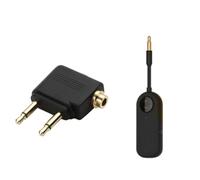 Ujjdwiurgh Wireless Adapter Bluetooth 5.4 Audio Transmitter Receiver 2-In-1 3.5mm AUX Adapter Stereo for TV for PC Headphone Car