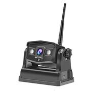 Ujjdwiurgh Wireless Backup Camera, WiFi Rear/Front View Camera Rechargeable Battery for Trailer/Truck/Fifth Wheels/RV