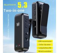 Ujjdwiurgh Wireless Bluetooth 5.3 Audio Transmitter Receiver 3.5mm Aux Adapter for TV Headphones Car