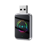 Ujjdwiurgh Wireless Carplay 3 in 1 Mirror Link Adapter USB Dongle Android Auto Bluetooth+ WiFi Wired Carplay to Wireless Mirror Link