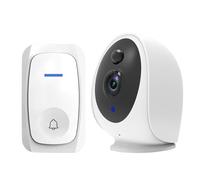 Ujjdwiurgh Wireless Doorbell My Orders Placed Upgrade 2 in 1 Intelligent 2-Way Voice Doorbell Camera Door Bell Ultra Clear, Easy to Use Fine Workmanship