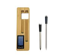 Ujjdwiurgh Wireless Food Meat Thermometer Digital Bluetooth Dual Probes BBQ Thermometer with Display Screen for Air Fryer Oven