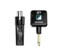 Ujjdwiurgh Wireless Microphone Receiver Rechargeable Signal Adapter for Audio Mixer Electric Guitar 1 Transmitter
