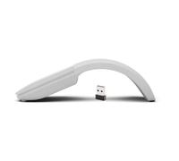 Ujjdwiurgh Wireless Mouse Foldable Arc Touch Mause Ultra-Thin Mute Office for PC Laptop White