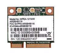 Ujjdwiurgh Wireless Network Card Atheros AR9832 AR5BHB116 2.4/5 GHz Single-Chip 300 Mbps 802.11N MINI PCI-E Wireless Card WIFI