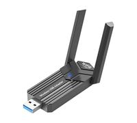 Ujjdwiurgh Wireless USB 3.0 WiFi 6 Adapter 1800Mbps 2.4G/5G Dual-Band Network Dongle for 10/11 Driver-Free