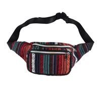 Ujjdwiurgh Women Ethnic Fanny Pack Retro Vintage Bum Bags Travel Hiking Waist Belt Purse Fanny Pack for Women Waist Bag Color A