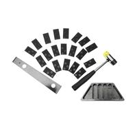Ujjdwiurgh Wood Laminate Flooring Installation Tool Floor Fitting Kit with 20Pcs Spacers Flooring Tool Set
