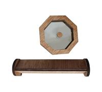Ujjdwiurgh Wooden DIY Kaleidoscope Kit Outdoor Kids Toys Toddler Rotating Kaleidoscope Set Kaleidoscopic Kit 1Set