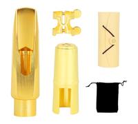 Ujjdwiurgh Woodwind Instrument Accessory Woodwind Cap Metal Sax Mouthpiece Alto Sax Accessories Saxophone