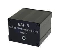 Ujjdwiurgh XLR to 3.5mm Converter Electret Condenser Microphone Microphone Head Amplifier Mixer Sound Card Pickup Adapter