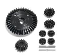 Ujjdwiurgh XV02 TT02 TT02B 45-Gauge Steel Complete Set of Differential Gear + Main Gear Set Steel Gear(C)