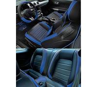 UJNHEQ Car Auto Seat Covers For Ford 2011-2015 For Mustang 2015-2022Automotive Interior Accessories Driver Seat(2)