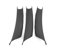 UJNHEQ Car Inner Door Panel Handle Pull Trim Cover Car Accessories for X5 X6 E70 E71 2007-2013(LHD Black)