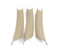 UJNHEQ Car Inner Door Panel Handle Pull Trim Cover Car Interior Accessories for X5 X6 F15 F16 2014-2018(LHD Beige)