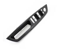 UJNHEQ Car Interior Armrest Master Door Panel Window Lift Cover Handle Assembly Replacement for X5 X6 E70 E71 2007-2013(Carbon LHD Driver)