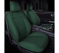 UJNHEQ Car Seat Covers Full Set Perforated Leather In Middle For Ford 2011-2015 For Mustang 2015-2022 Driver Seat(9)