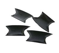 UJNHEQ Car Upgrade Carbon Fiber Chrome Silver Door Bowl Handle Cover for Eighth Generation for Accord 2008 2009 2010-2013(Type H)