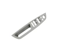 UJNHEQ LHD RHD Car Driver Side Front Door Trim Handle Inner Door Armrest Panel Pull Trim Cover for E70 X5 2007-2013(LHD A Titanium)