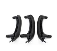 UJNHEQ LHD RHD Car Interior Door Armrest Pull Handle Genuine Leather Cover Full Set Assembly for X3 X4 F25 F26 2010-2016(RHD 6PCS Black)