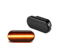 UJNHEQ Lighting 2pcs Car Style Smoked Lens Amber Side Marker Lights For VW For 4 For GTI/R32 MK 2000 2001 2002 2003(Smoked Lens)