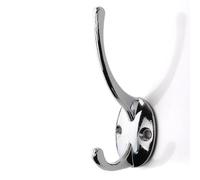 UJNHGQ 5pcs/lot Zinc Alloy Bronze Clothes Hangers Wall Hooks Coat Bag Hat Hanging Hooks Bathroom Kitchen Anitque Racks with Screws,116 Silver,1