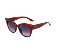 UJNHGQ Cat Eye Sunglasses Woman Fashion Big Frame Cat Sun Glasses Female Retro Shades UV400 Black White Color,C6,1
