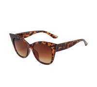 UJNHGQ Cat Eye Sunglasses Woman Fashion Big Frame Cat Sun Glasses Female Retro Shades UV400 Black White Color,C2,1