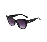 UJNHGQ Cat Eye Sunglasses Woman Fashion Big Frame Cat Sun Glasses Female Retro Shades UV400 Black White Color,C5,1