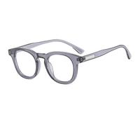 UJNHGQ Classic Oval Frame Sunglasses Women Women's Fashion Men's Minimalist Design Sunglasses Retro Glasses UV400,grey clear