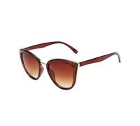 UJNHGQ Fashion Cat Eye Sunglasses Women Oversized Cat Eye Sun Glasses Ladies Gradient Shades Big Frame Eyewear,C,1