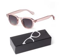 UJNHGQ Fashion Gradient Blue Small Round Sunglasses for Women Men Vintage Tortoise Square Sun Glasses,C10,Z1
