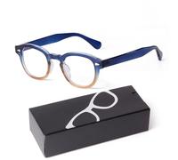 UJNHGQ Fashion Gradient Blue Small Round Sunglasses for Women Men Vintage Tortoise Square Sun Glasses,B4 Anti,blue Glasses,Z1