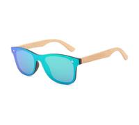 UJNHGQ Fashion Retro Bamboo Sunglasses Polarized Eyewear for Men's UV 400 Designers Vintage Style Wear Outdoor Man Glasses,green,1