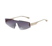 UJNHGQ Fashion Small Rimless Cat Eye Sunglasses Men Sports Outdoor Sun Glasses Women One Piece Shades UV400,C2,1