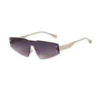 UJNHGQ Fashion Small Rimless Cat Eye Sunglasses Men Sports Outdoor Sun Glasses Women One Piece Shades UV400,C3,1