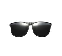 UJNHGQ Polarized Clip Sunglasses Myopia Glasses Clip Driver Fishing Outdoor Cycling Night Vision Myopia Clip-On Sun Shading Eyeglasses,Black