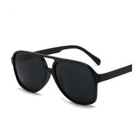 UJNHGQ Polarized Sunglasses For Men Women Vintage Oval Frame Goggle Driving Night Vision Eyewear UV400,Matte Black,Ordinary Sunglasses