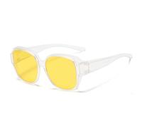 UJNHGQ Polarized Sunglasses for Women Men Fit Over Myopia Prescription Glasses Driving Goggles Fishing Sun Glasses Frame UV400,Clear Night Vision,Z1