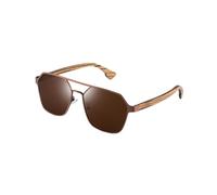 UJNHGQ Polarized Vintage Men Handmade Wooden Sunglasses UV400 Protection Fashion Smoke Sun glasses Women,Brown,1
