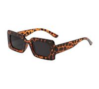 UJNHGQ Vintage Sexy Cat Eye Sunglasses for Women Irregular Gradient Eyewear Men's Shades UV400 Sun Glasses Street Eyewear,Leopard,Black Gray,Z1