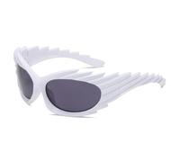 UJNHGQ Women Sport Sunglasses Men Eyewear One Piece Sun Glasses For Male Silver Rimless Shades,C6,1