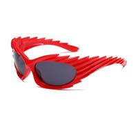 UJNHGQ Women Sport Sunglasses Men Eyewear One Piece Sun Glasses For Male Silver Rimless Shades,C7,1