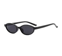 UJNHGQ Women's Retro Oval Sunglasses Leopard Vintage Fashionable Lightweight Comfortable Sun Glasses for Female UV400,Black Gray,only 1pcs sunglasses