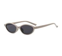 UJNHGQ Women's Retro Oval Sunglasses Leopard Vintage Fashionable Lightweight Comfortable Sun Glasses for Female UV400,Gray Gray,only 1pcs sunglasses