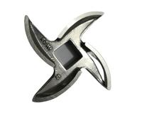 UJNKMGBF 1pc NO.12 Meat Grinder Parts quality stainless steel Round cross blade square central hole 12X12mm
