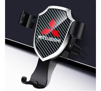 UJNVDXZE Car mobile phone holder for Mitsubishi AIRTREK Galant/Aspire Celeste Delica,Adjustable rotatable Super Stable Phone Car Mount Air Vent Dashboard accessories,Black